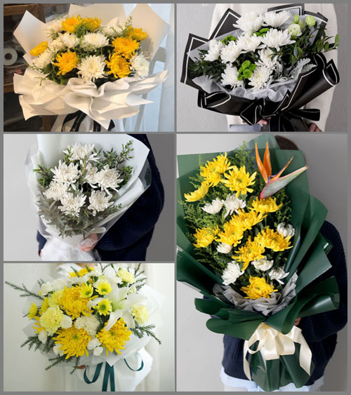 贵州毕节市黔西县大关镇锦岗村白事花束代送